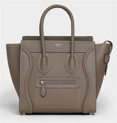 celine luggage micro souris|CELINE Drummed Calfskin Micro Luggage Souris .